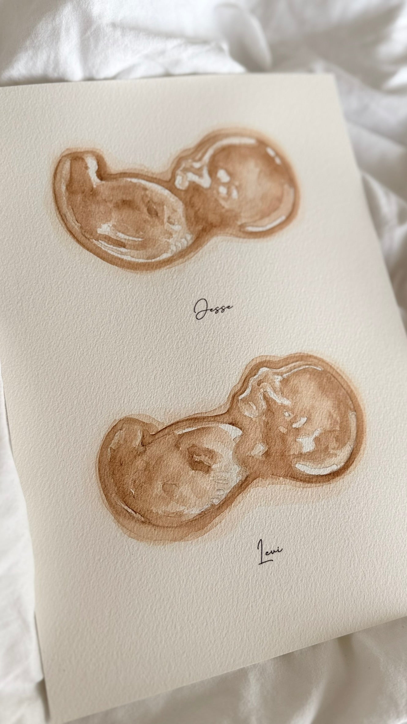 Echo Schilderij  Duo - Nude