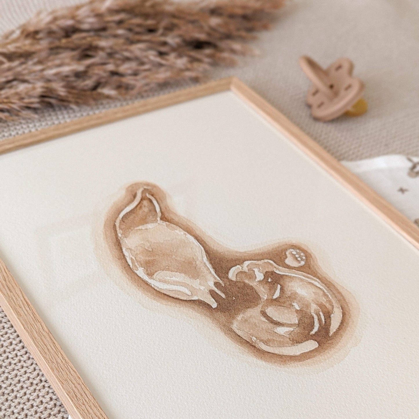 Echo Schilderij A4 - Nude