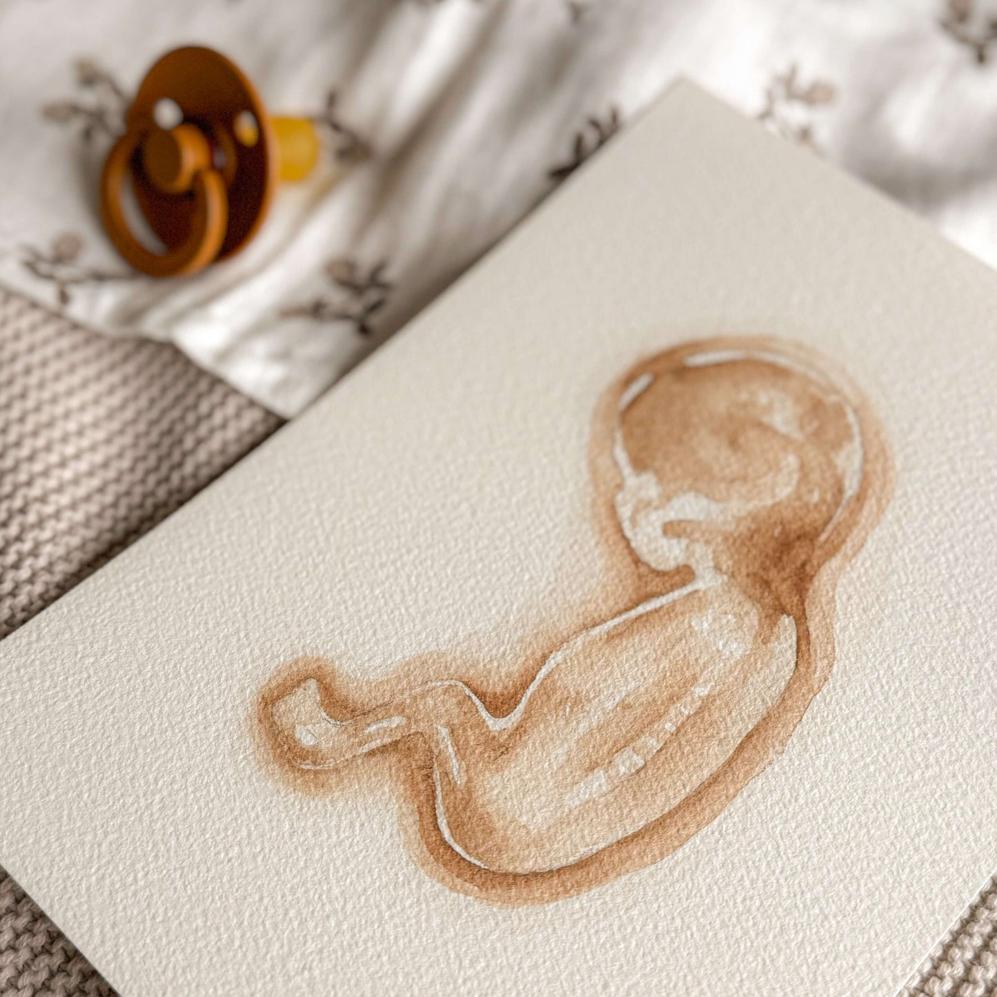 Echo Schilderij A5 - Nude