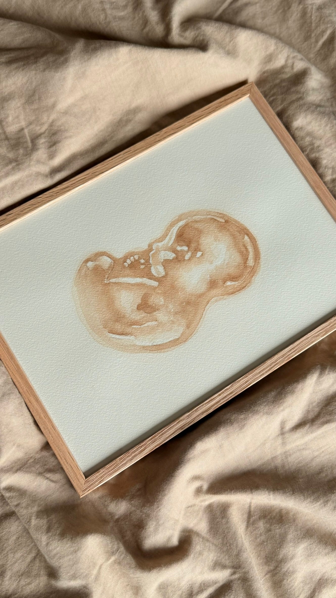 Echo Schilderij A4 - Nude