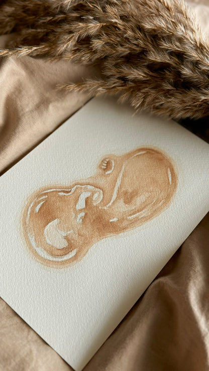 Echo Schilderij A5 - Nude