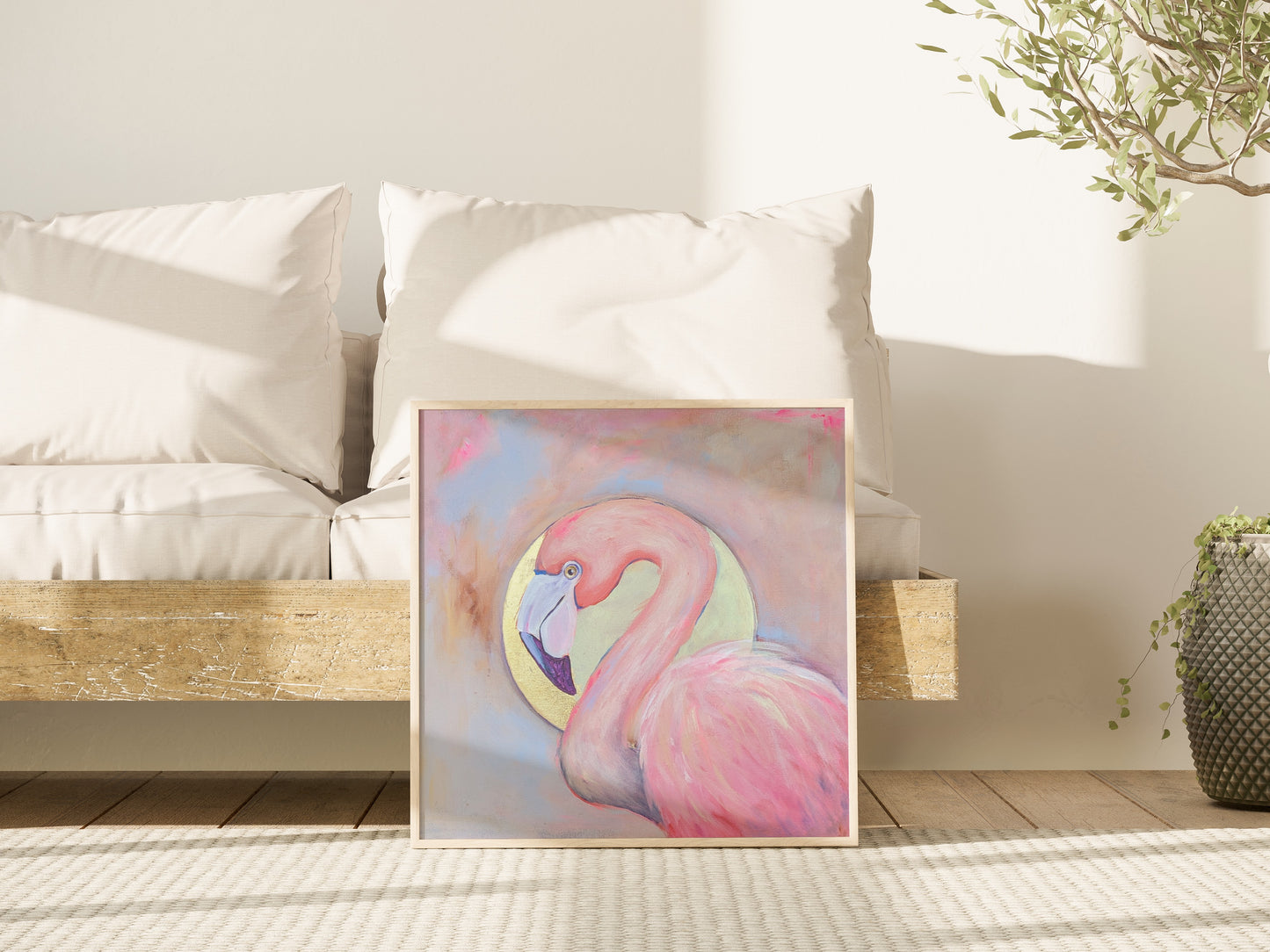 "Flamingo sunset"